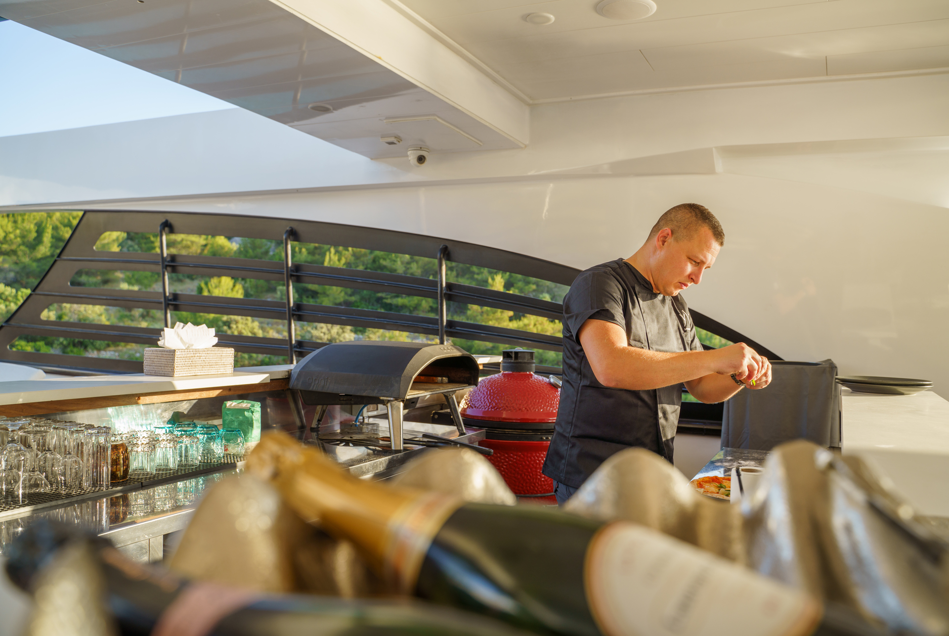 Sundeck grill and bar