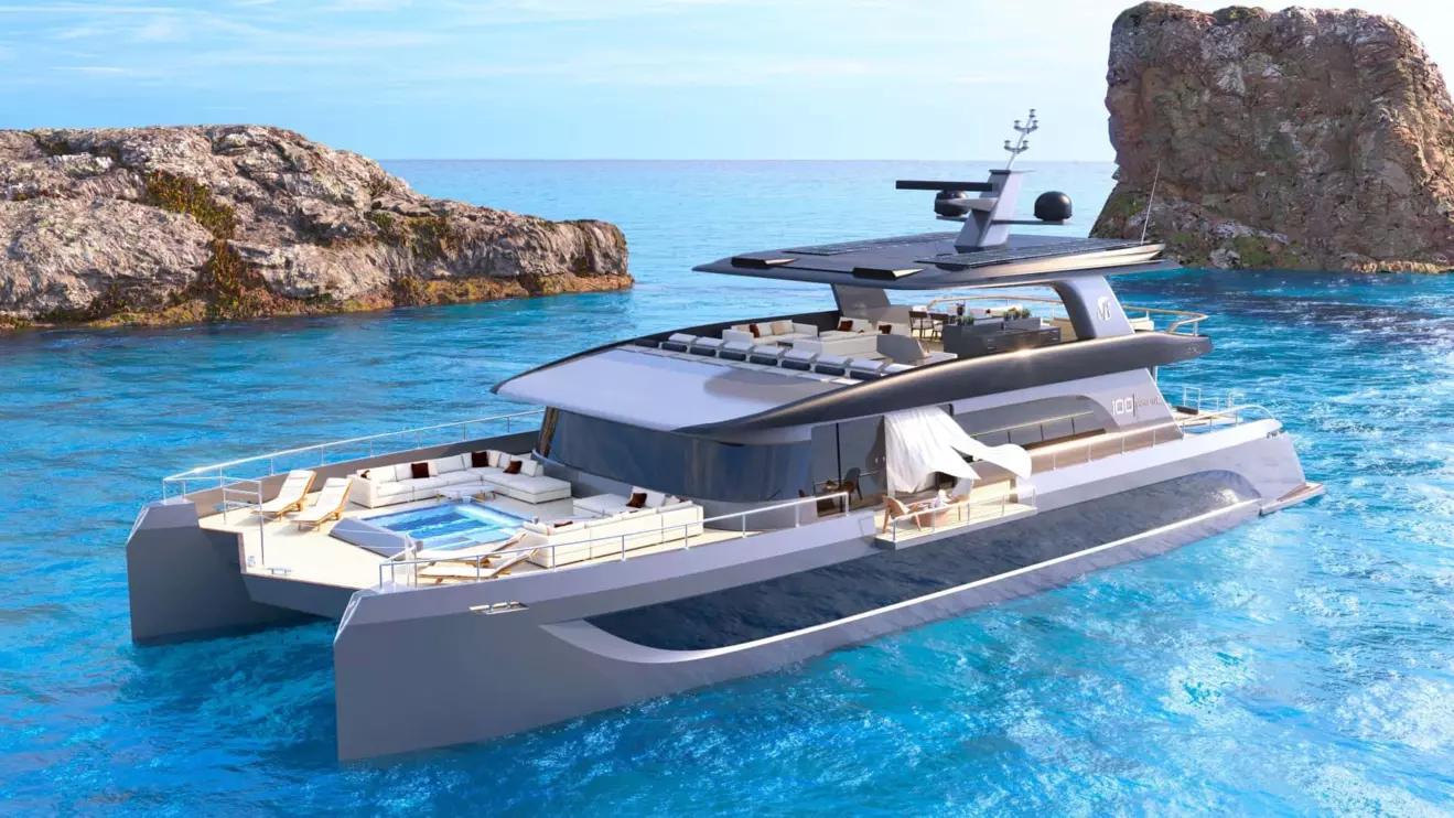 VisionF 100 catamaran