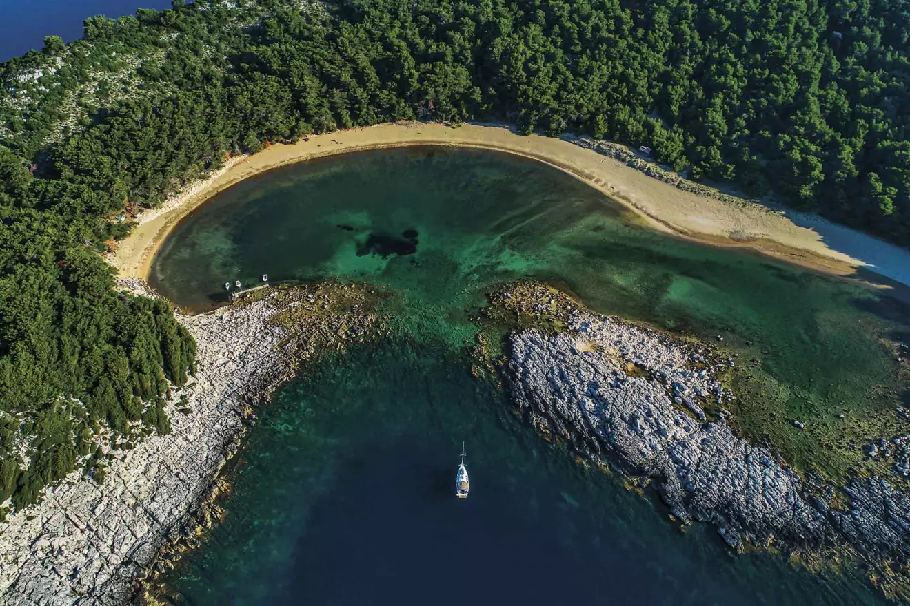 beaches in Croatia blaca beach on mljet