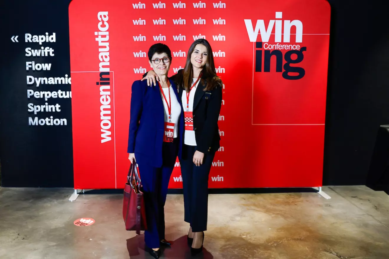 Ana Čalić and her mother