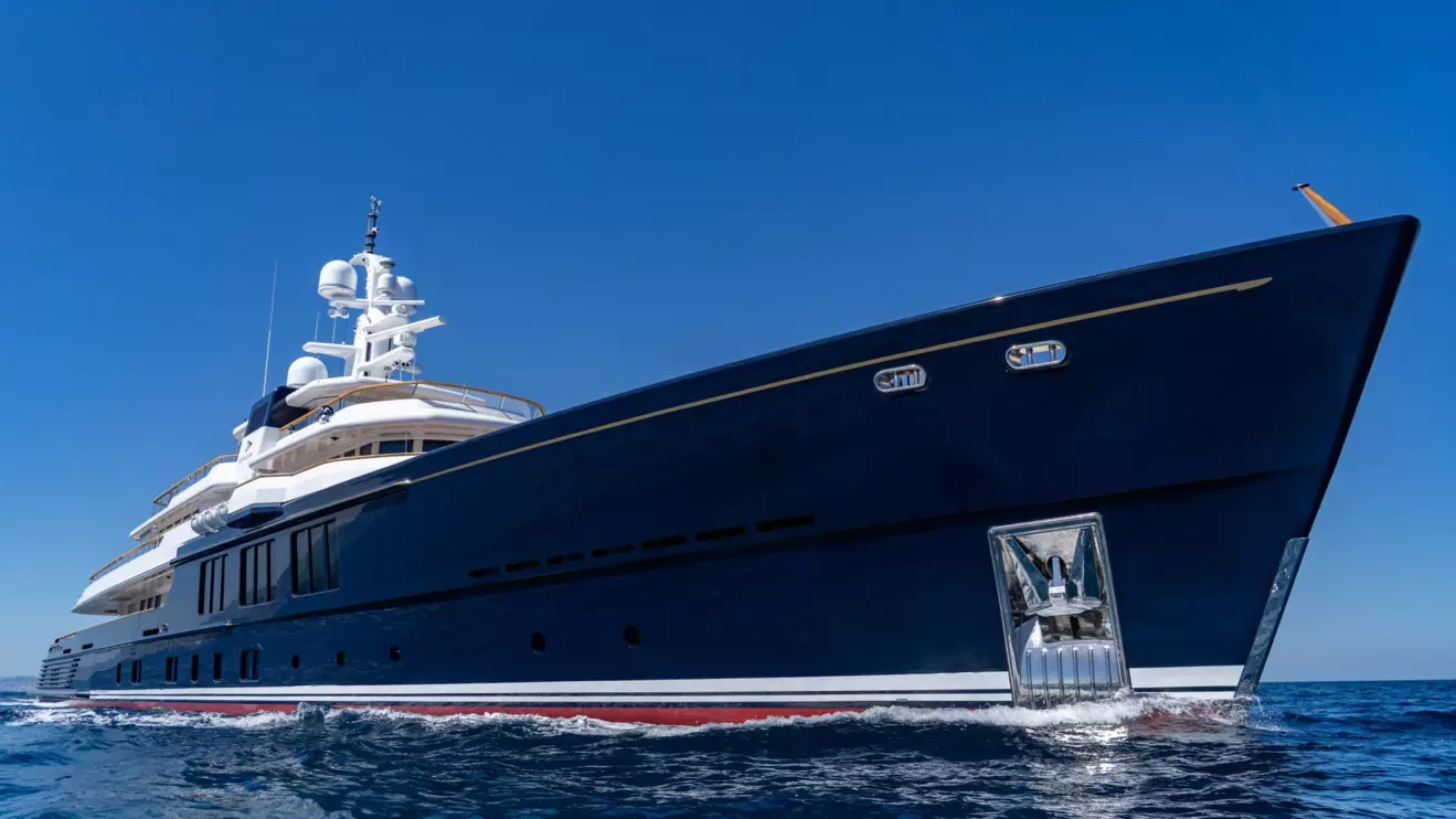 CRN Superyacht Cerulean front view