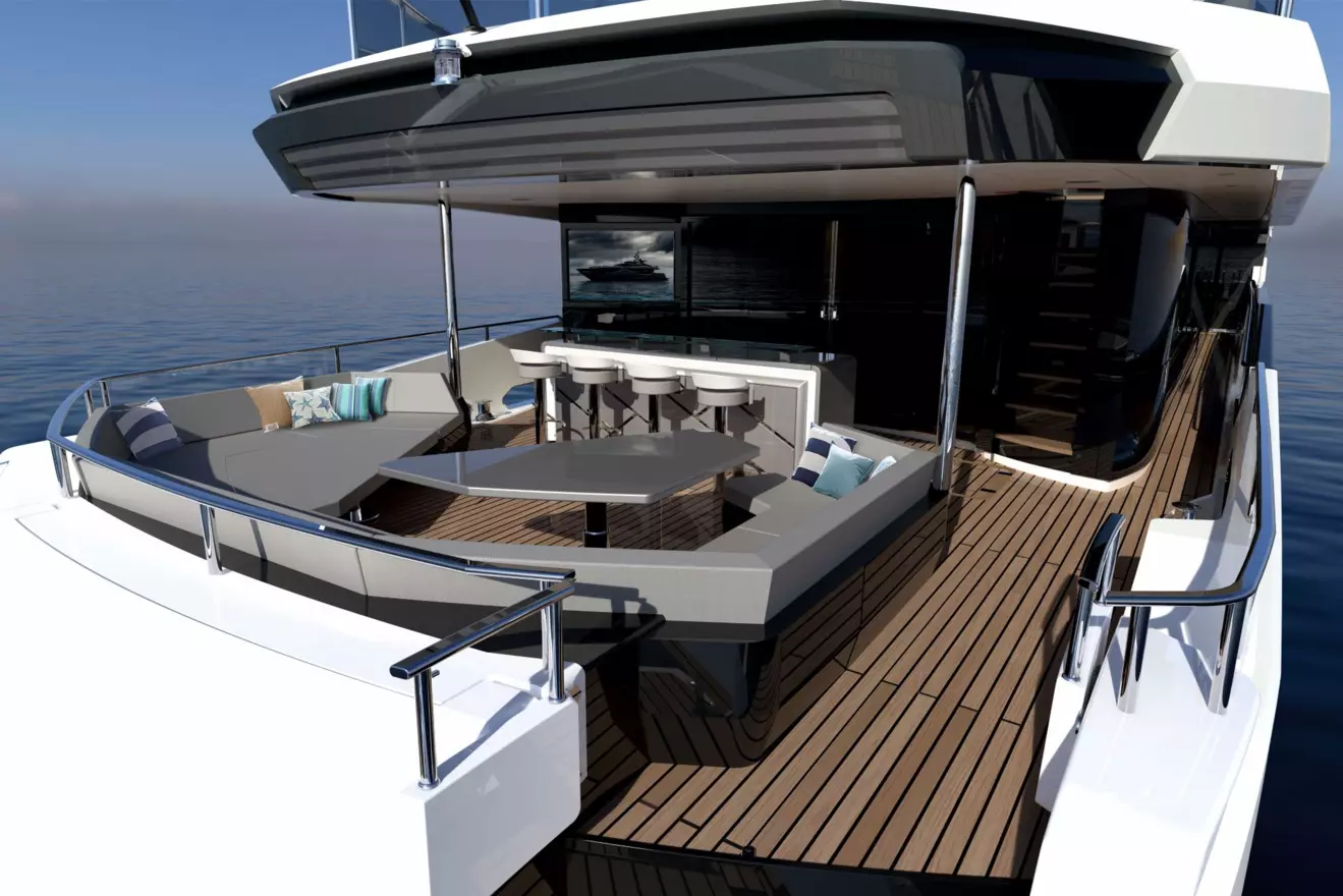 Sunseeker 20 Yacht aft cockpit