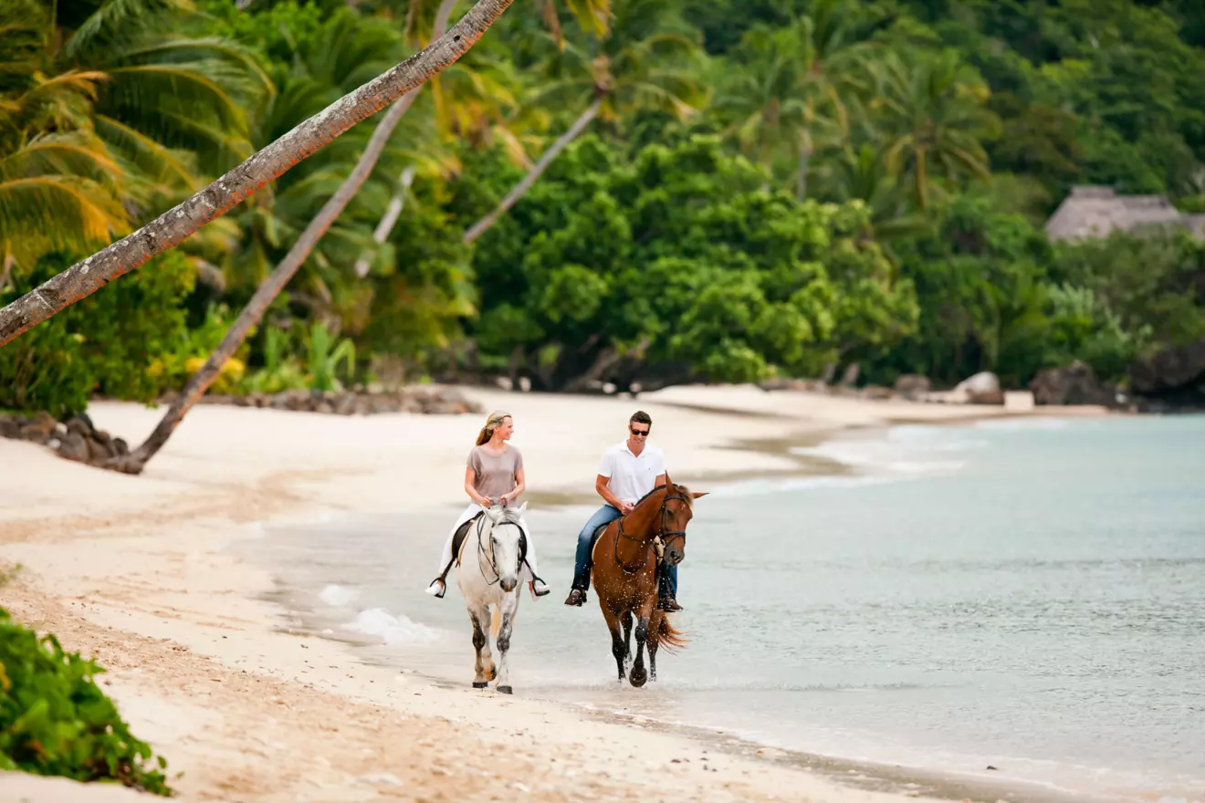 Laucala Island, horse riding