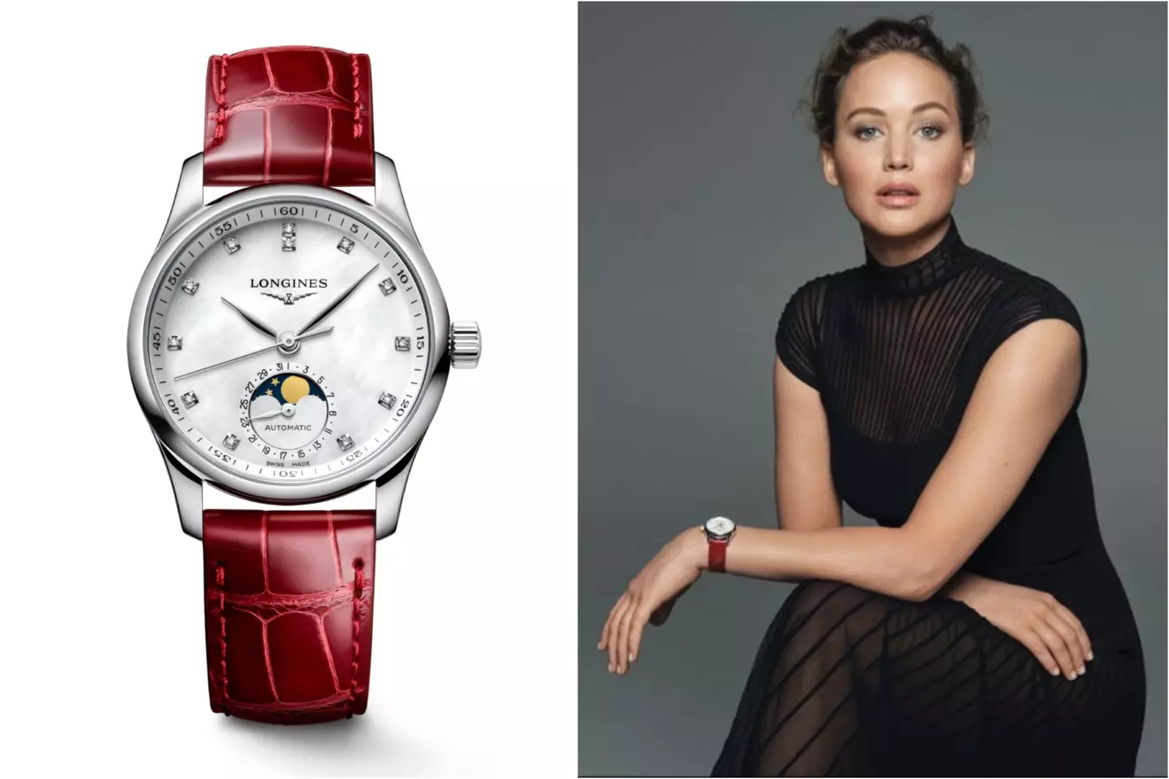 Longines PrimaLuna Moonphase Jennifer Lawrence