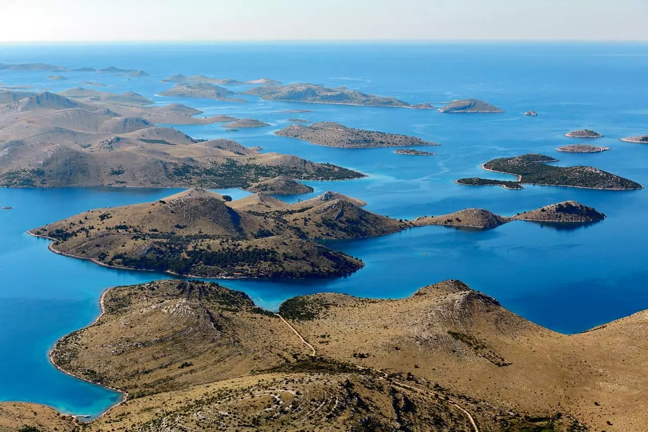 Kayaking on Adriatic kornati