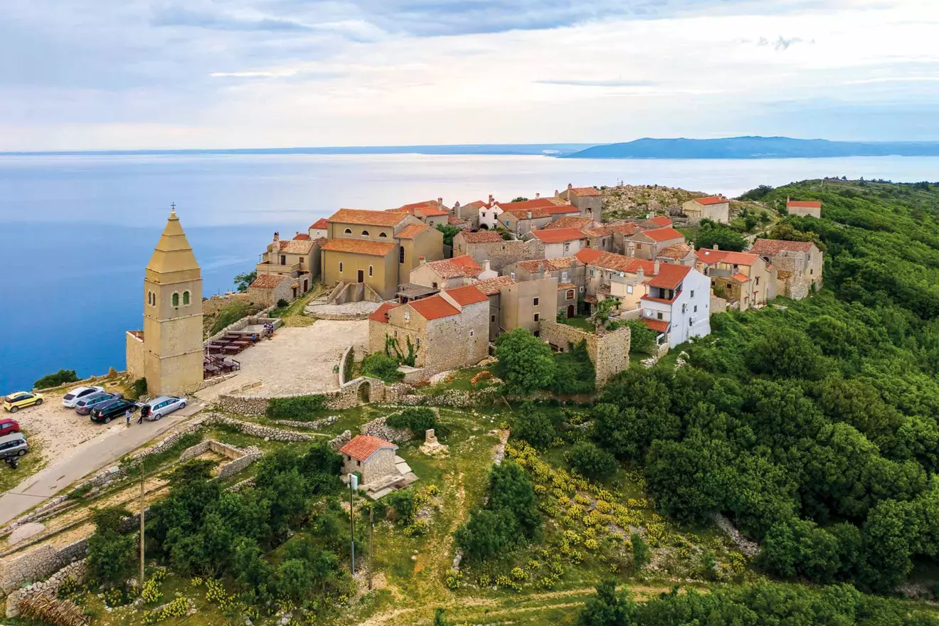 town Lubenice, island of Cres