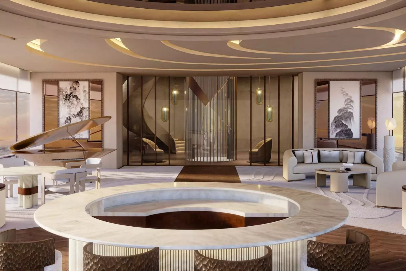 Oceanco Aeolus salon