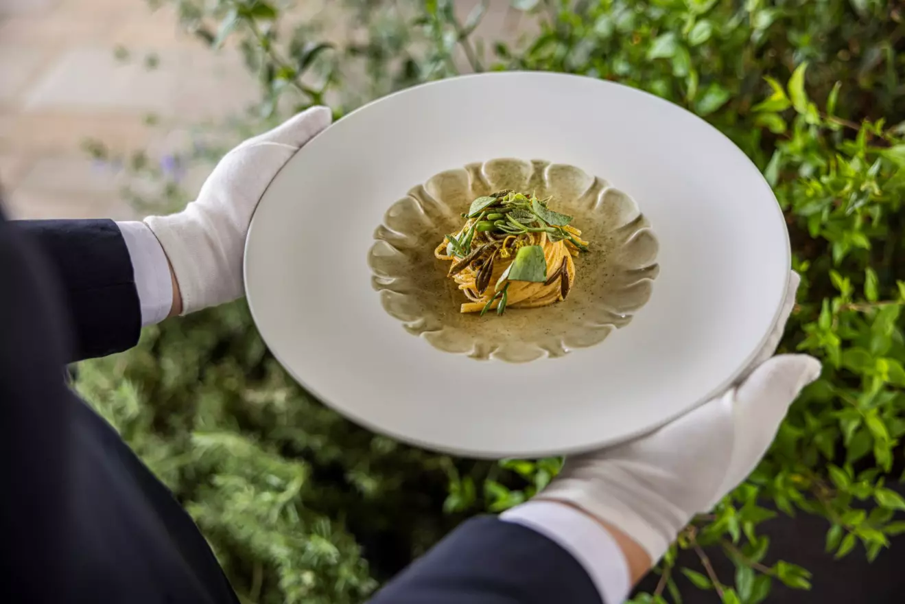  Gourmet dish from Agli Amici restaurant in Rovinj