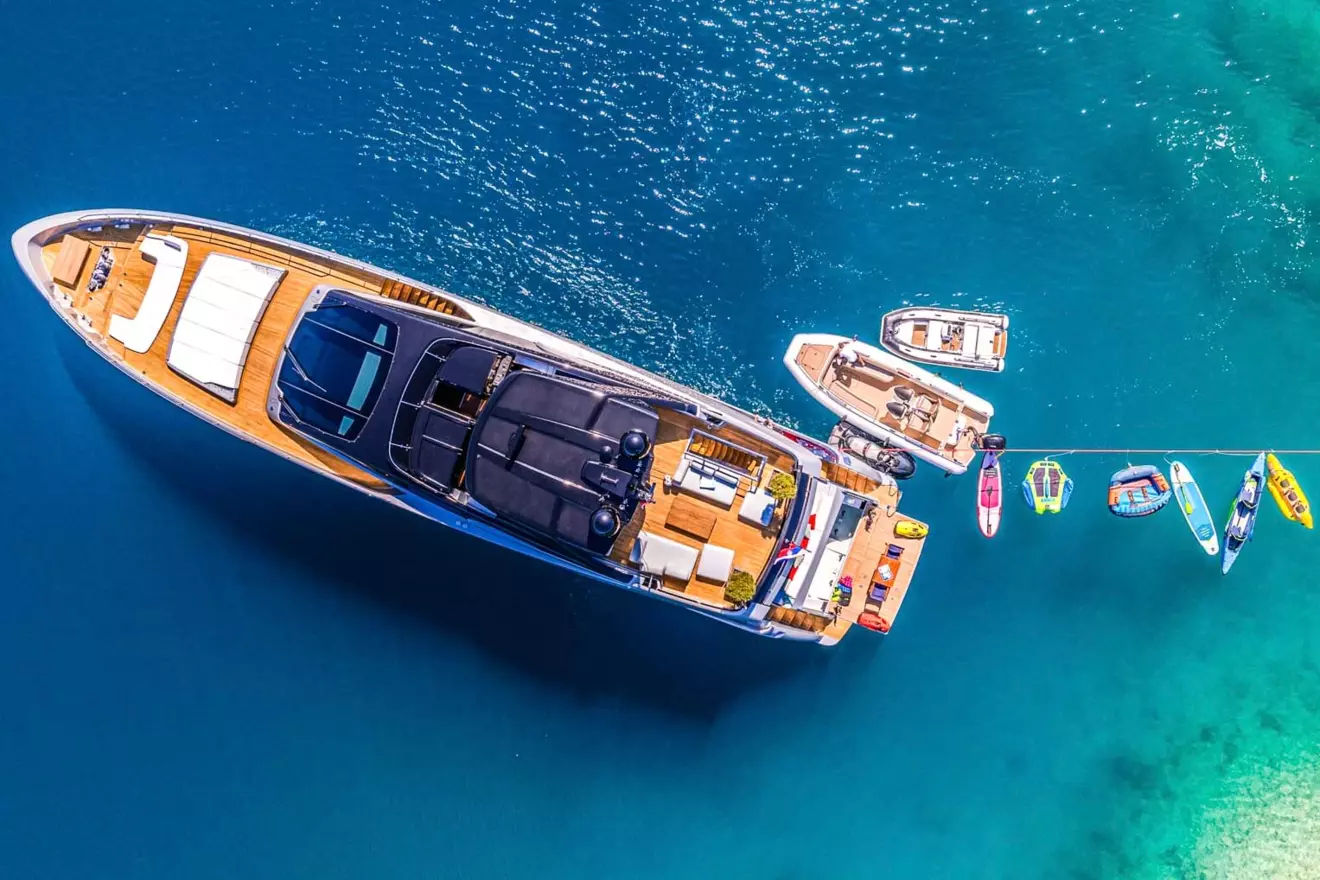 riva 100 corsaro luxury yacht charter