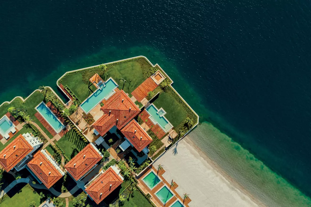 One&Only Portonovi aerial view