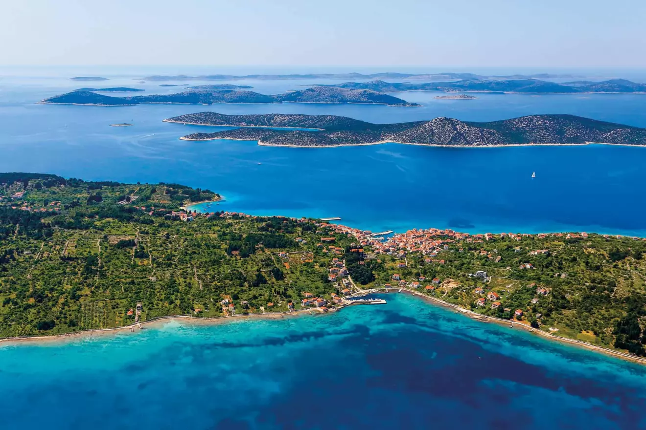 sibenik archipelago prvic island