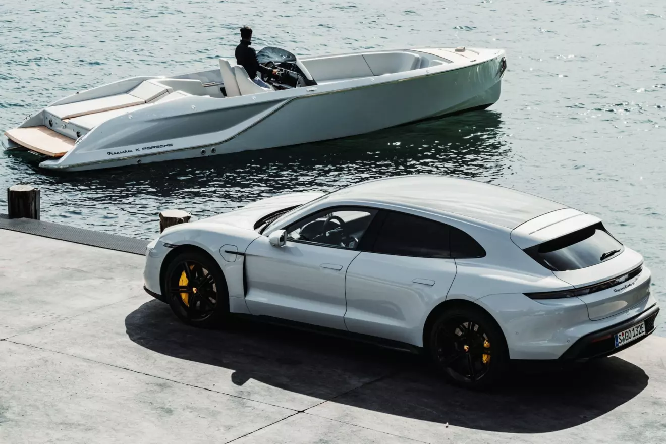 Frauscher x Porsche eFantom exterior design