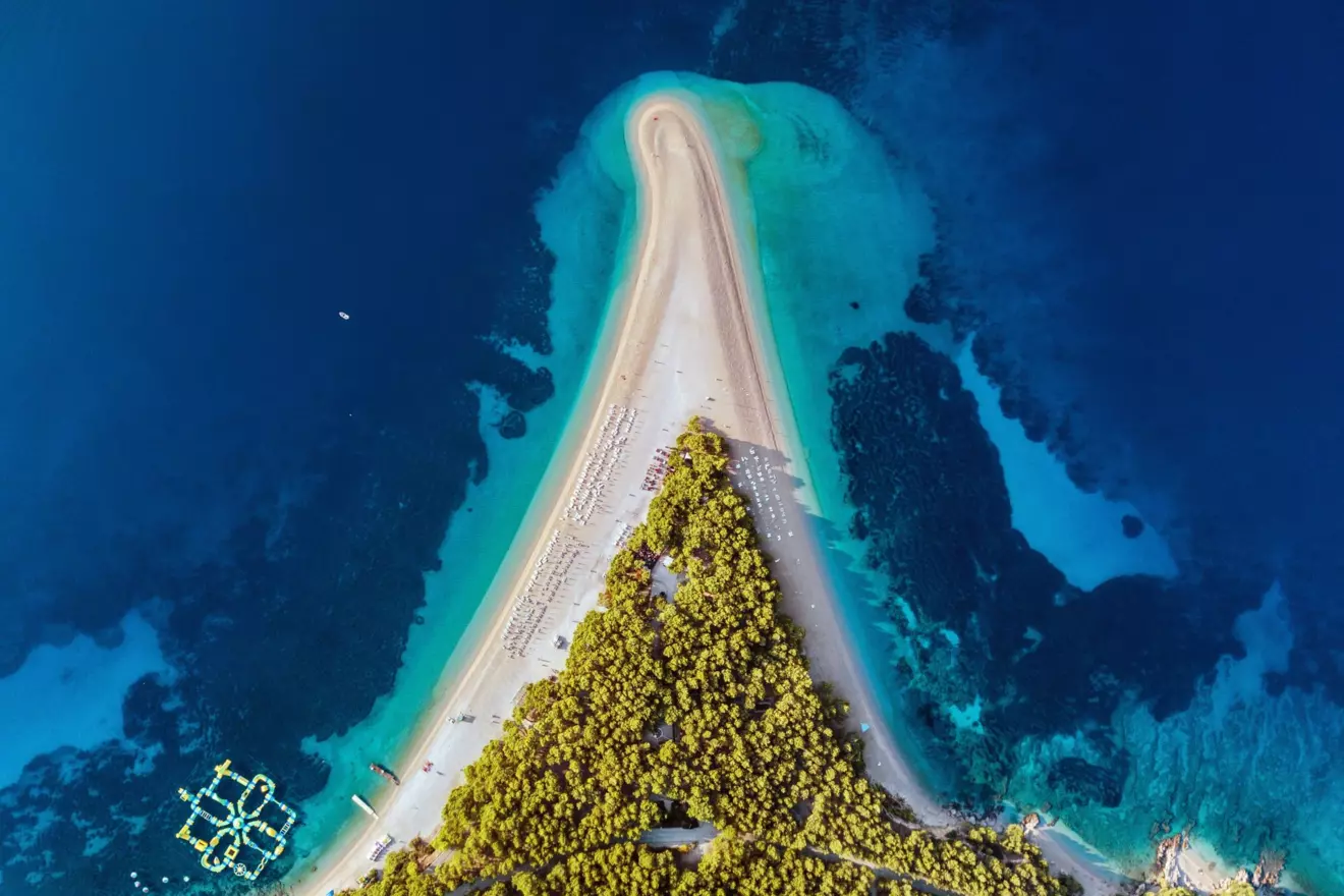 Golden Horn beach, bol, Croatia