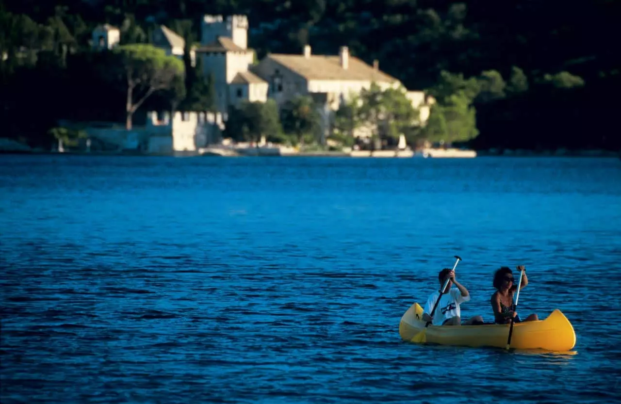 Kayaking on Adriatic