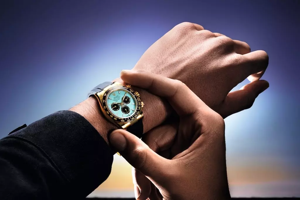 New dials at Rolex, watch on hand