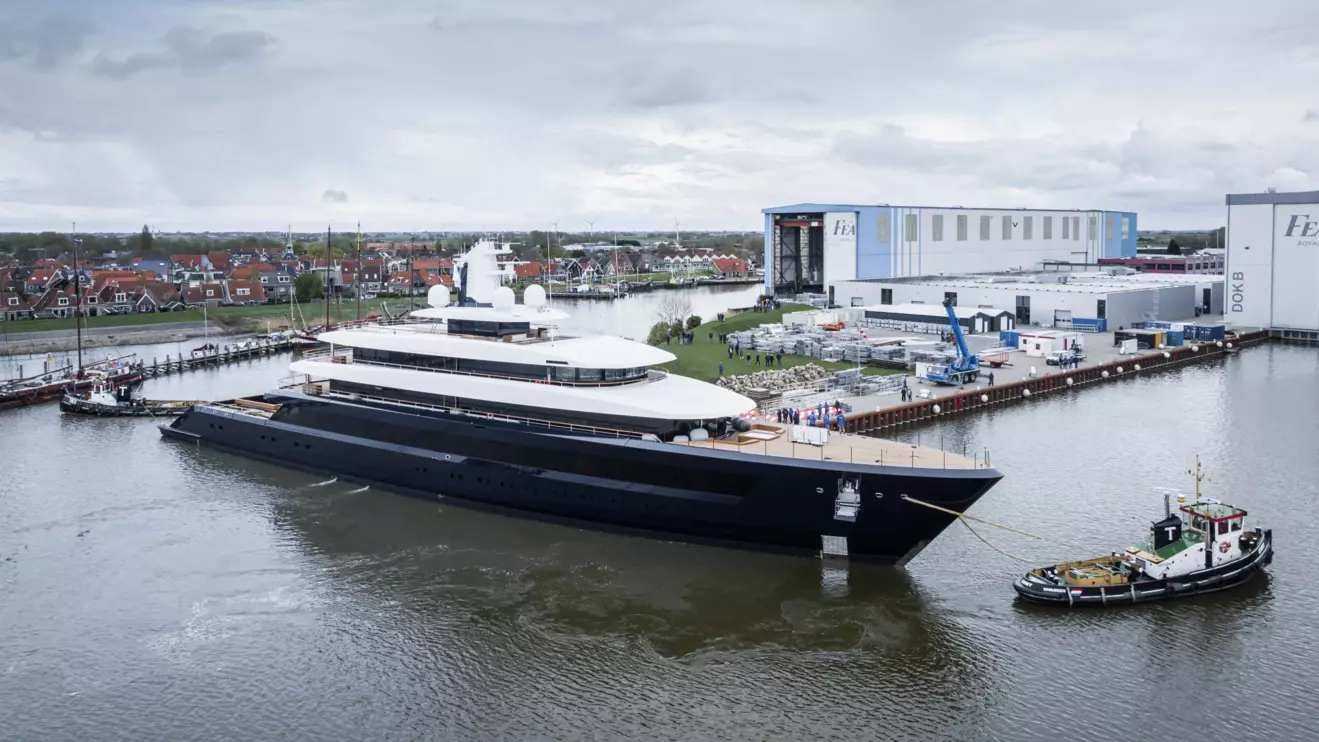 Projectfun Feadship Feadship Hybrid Electric Project 1012 Prepares for Sea Trials - Yachts ...
