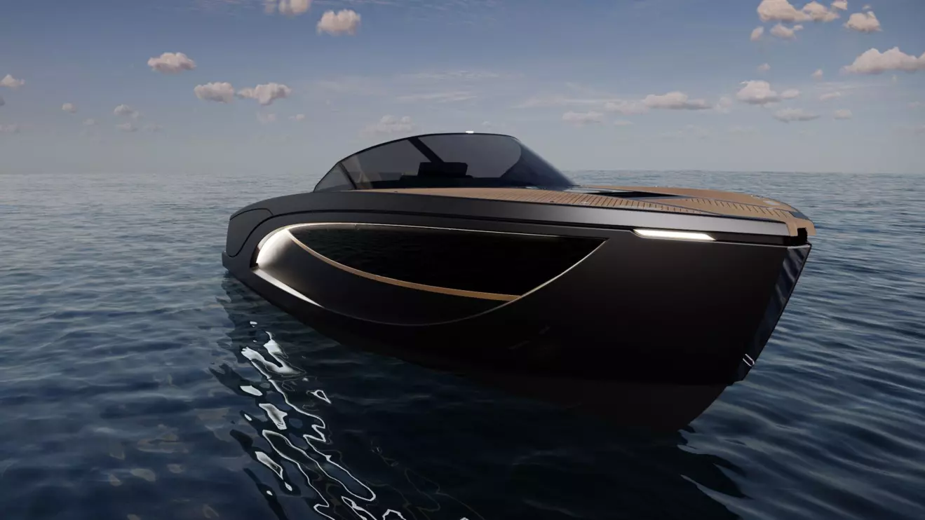Nerea NY40 motorboat front view