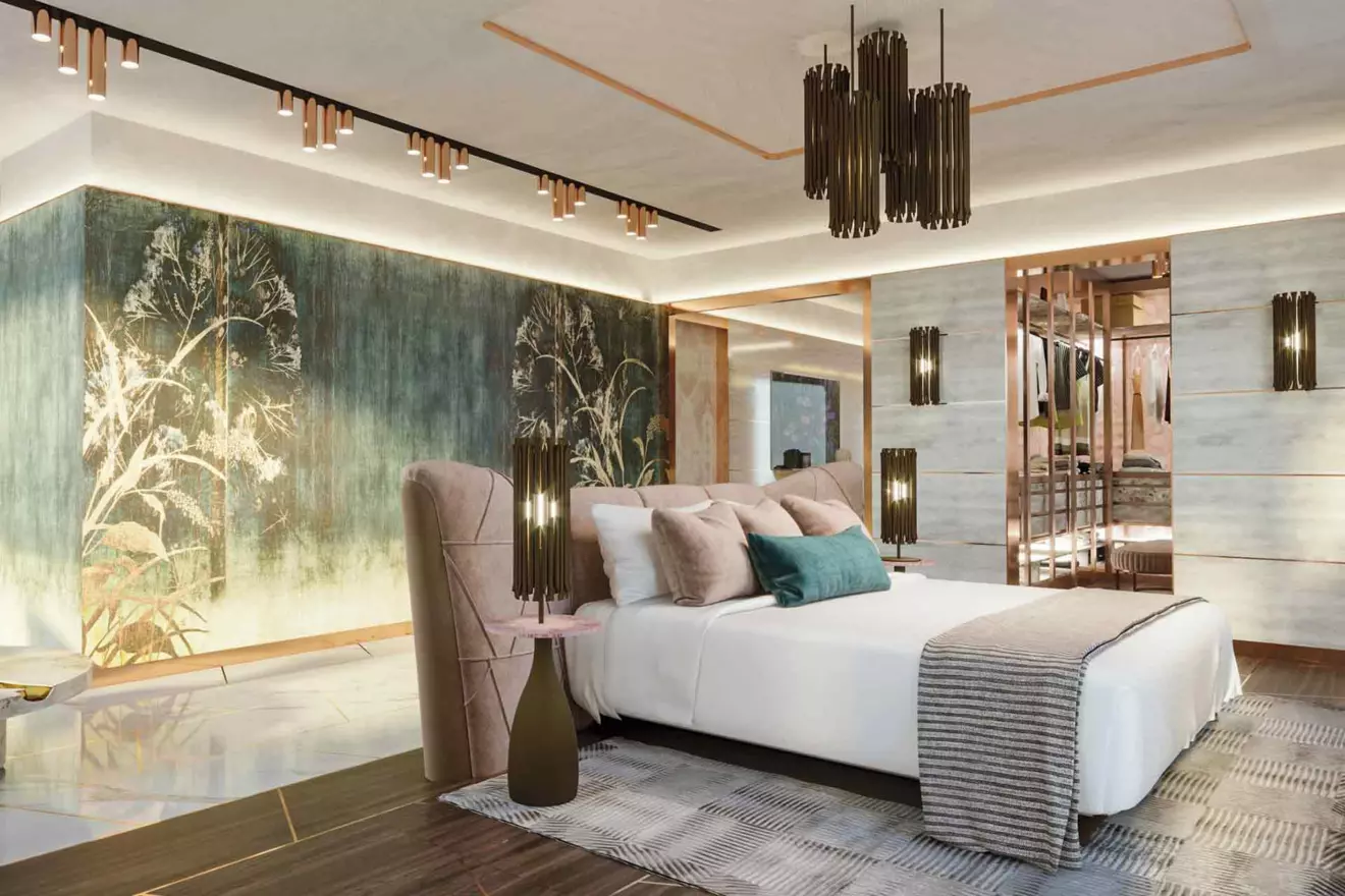 bedrrom, Pulina Exclusive Interiors