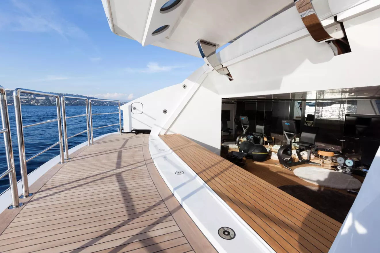 Baglietto superyacht gym