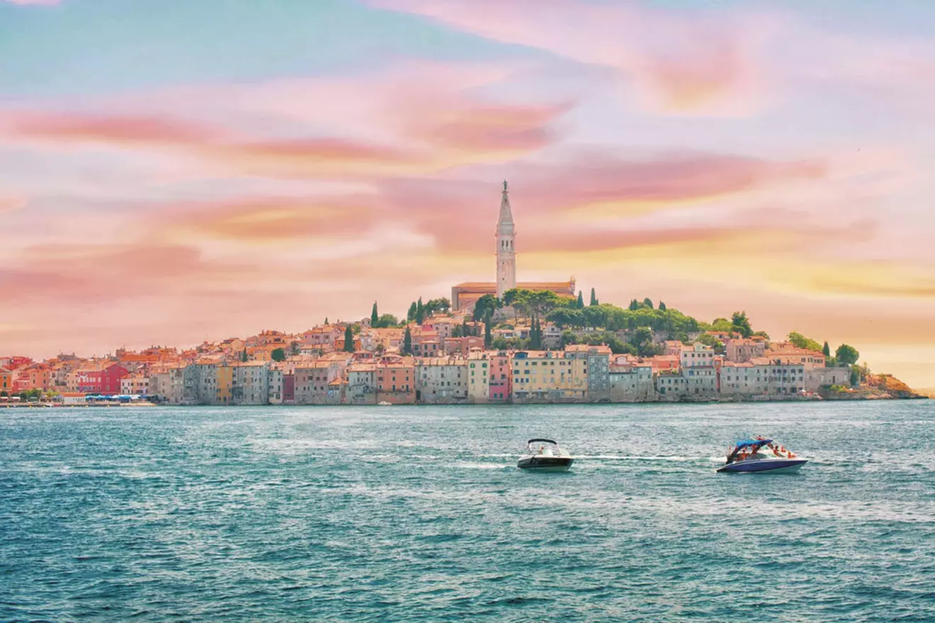 Panoramic view of Rovinj