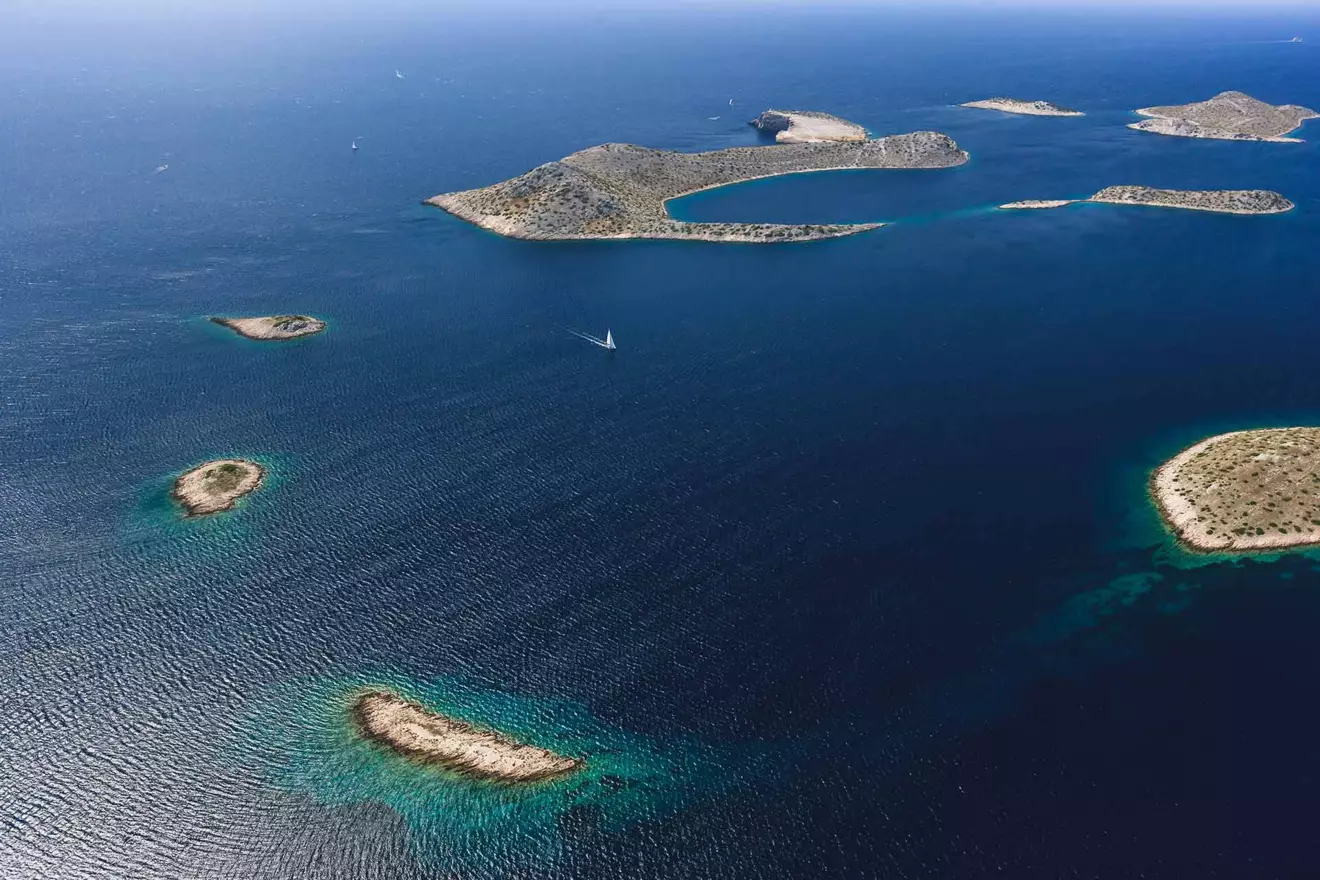 National park Kornati crusing, Croatia