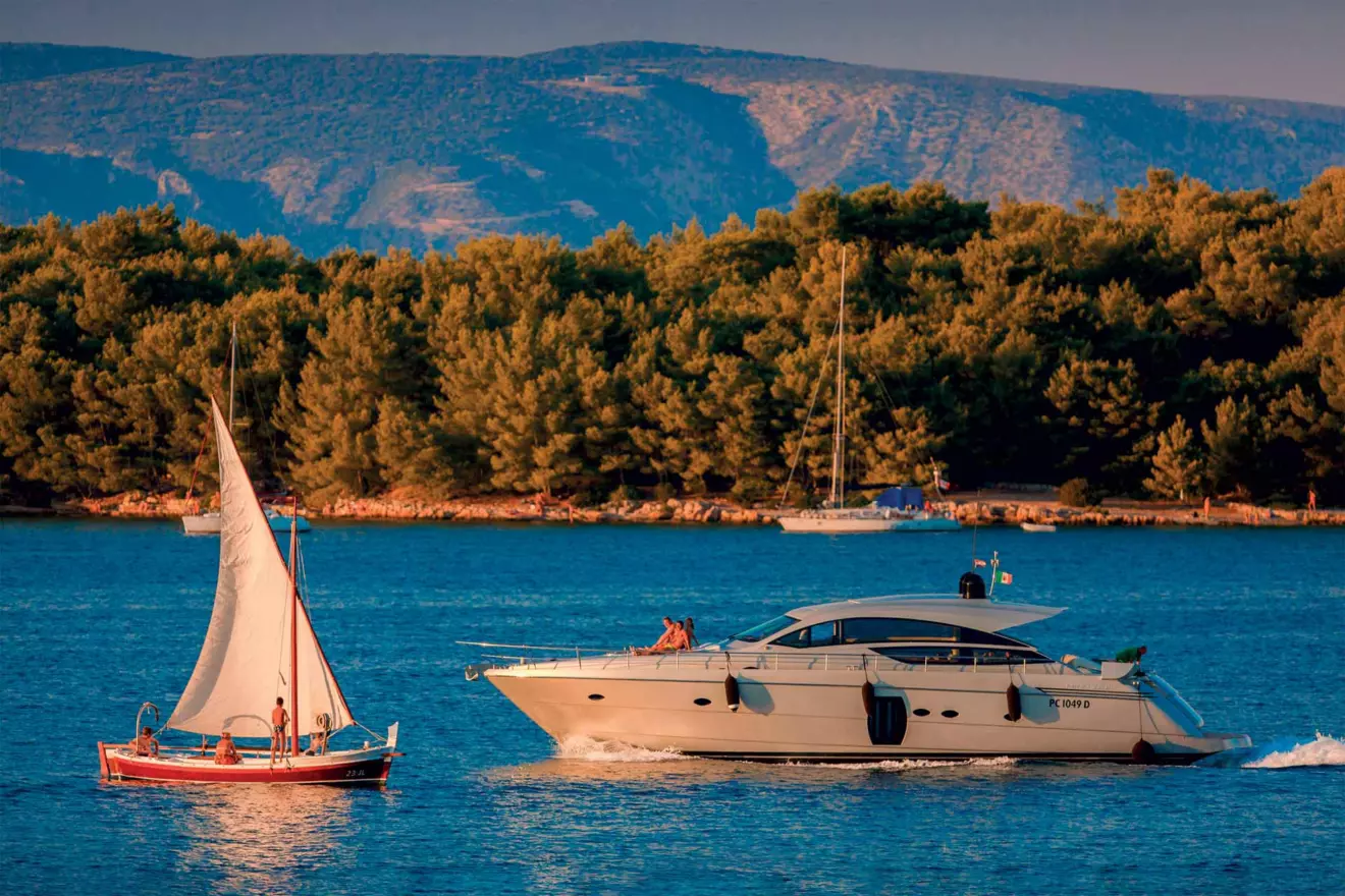 Spring cruising island Hvar
