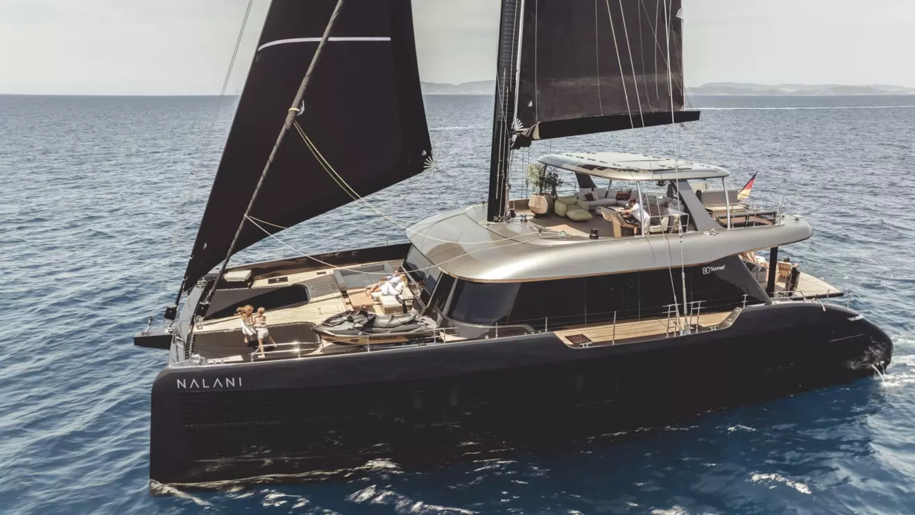 Sunreef 80 Nalani yacht charter experience.