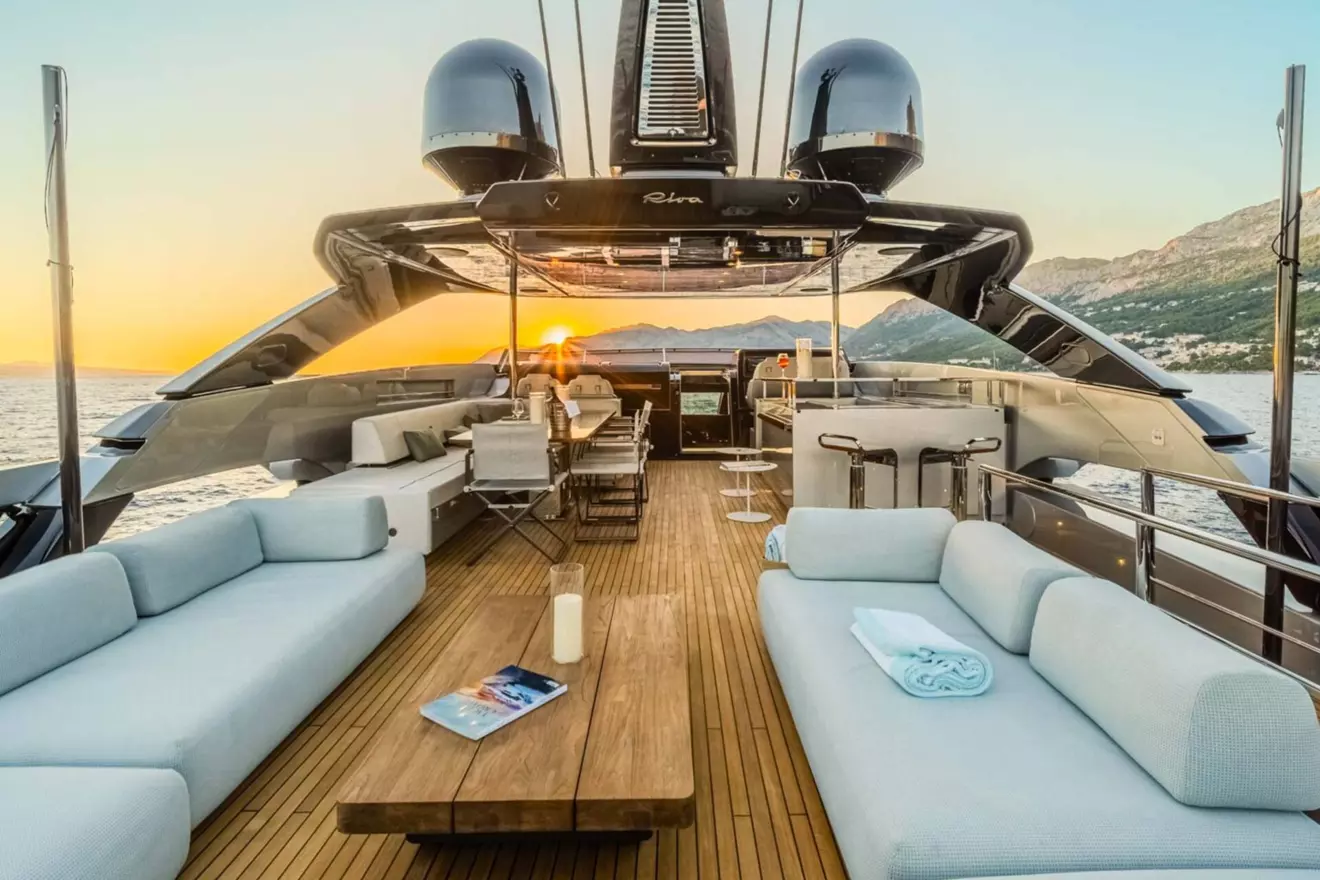 riva 100 corsaro luxury yacht charter