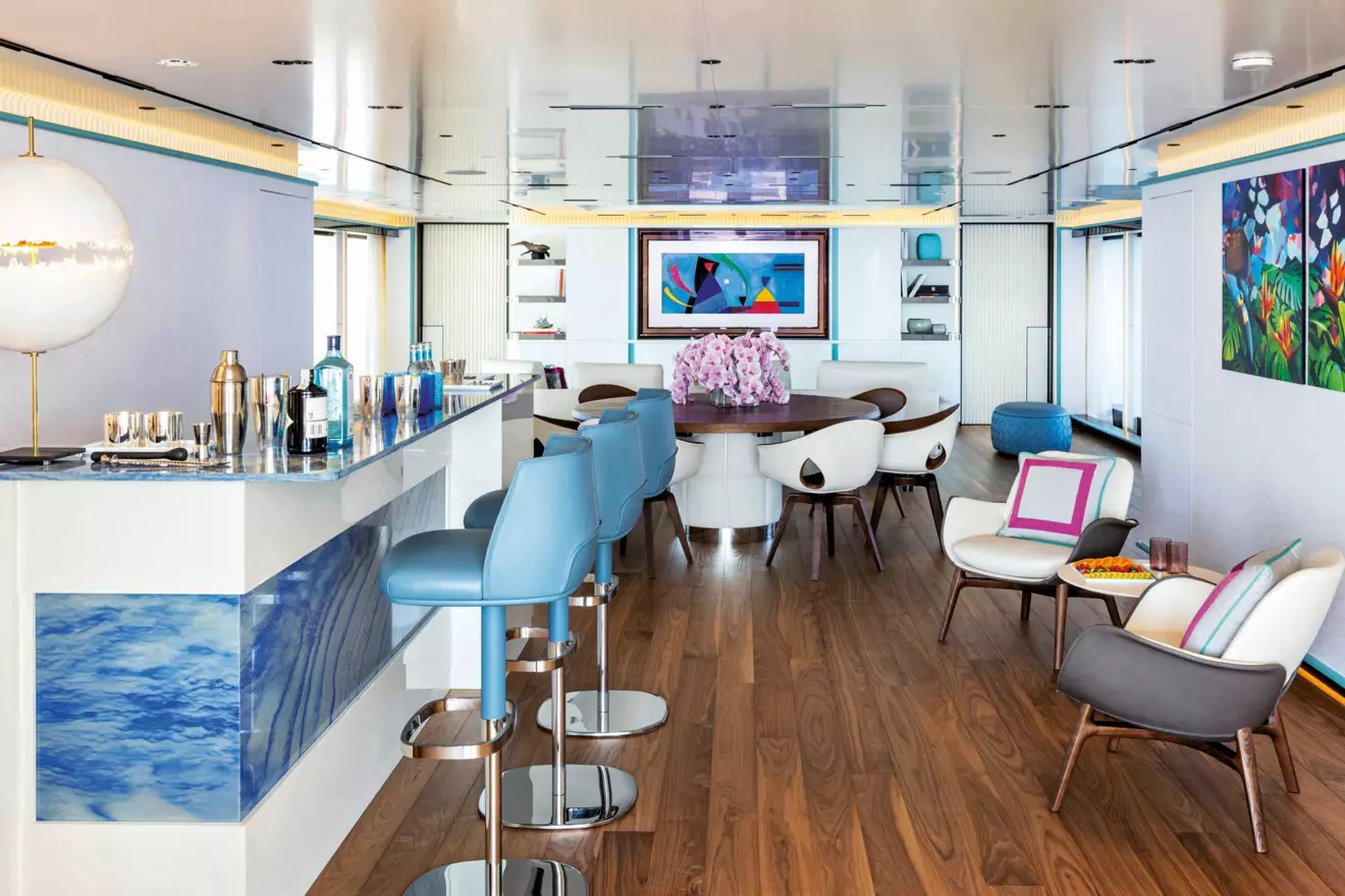 superyacht CRN Rio interior, Pulina Exclusive Interiors
