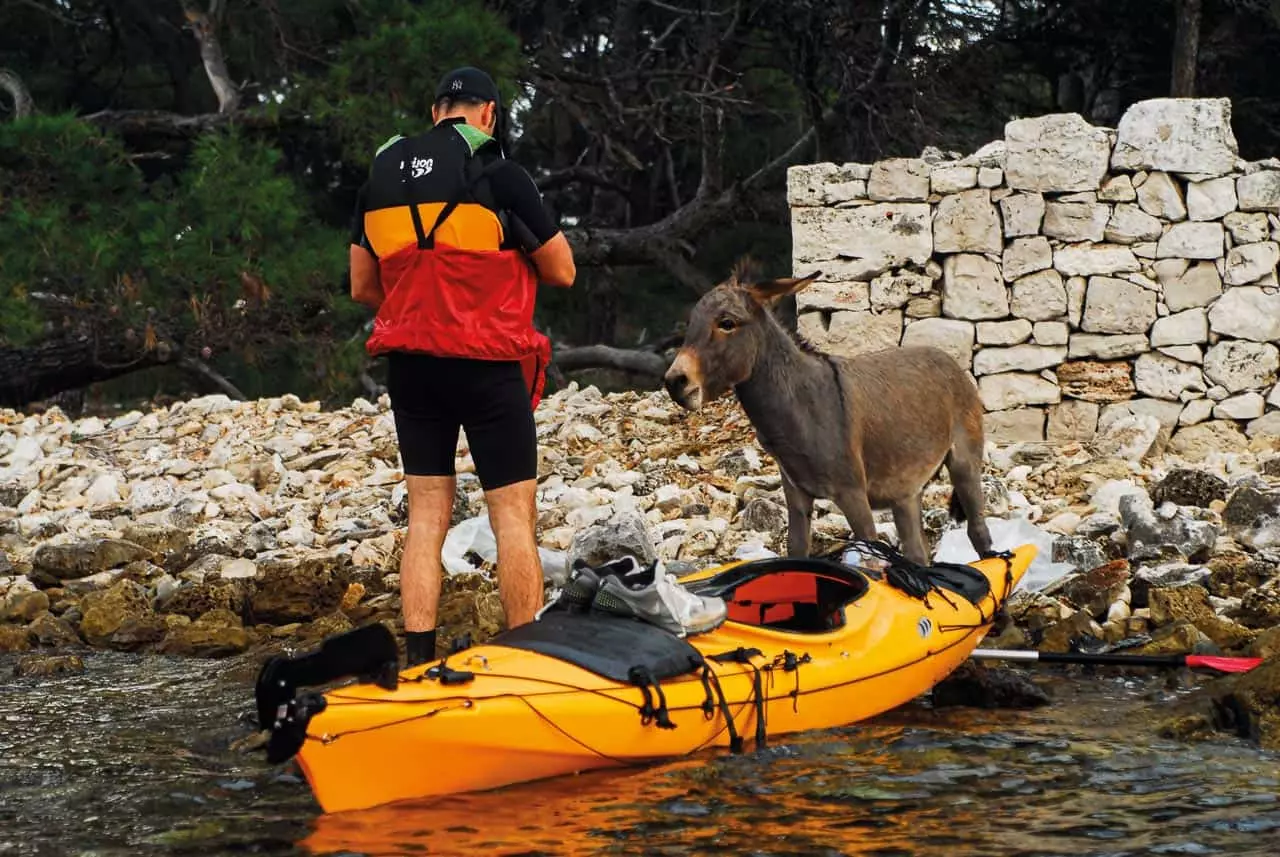 Kayaking on Adriatic