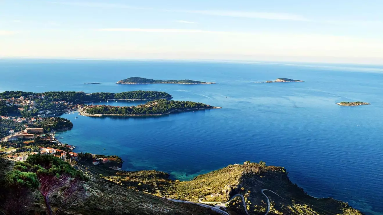 Islands near Cavtat, Croatia