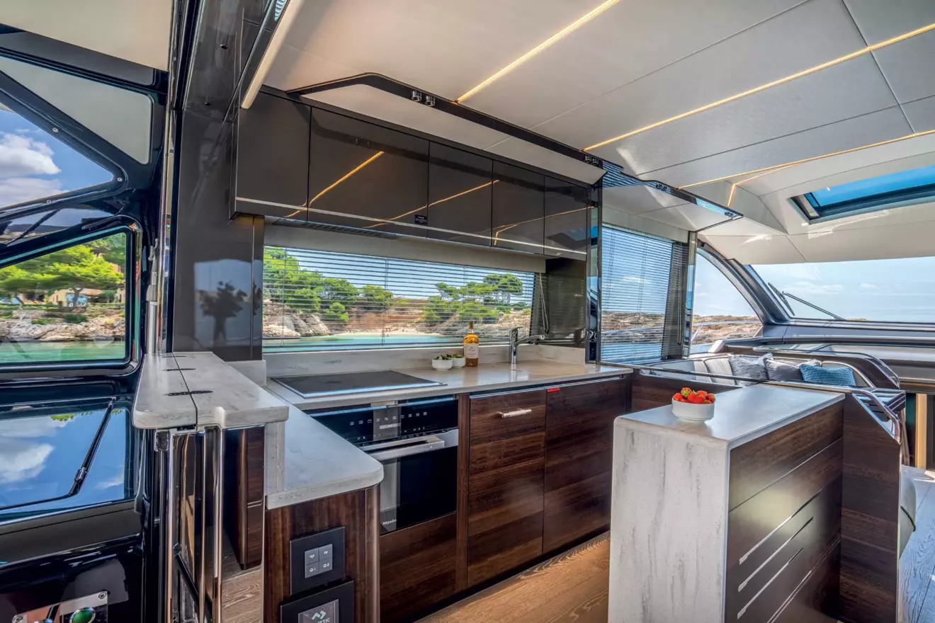 65 foot motor yacht interior