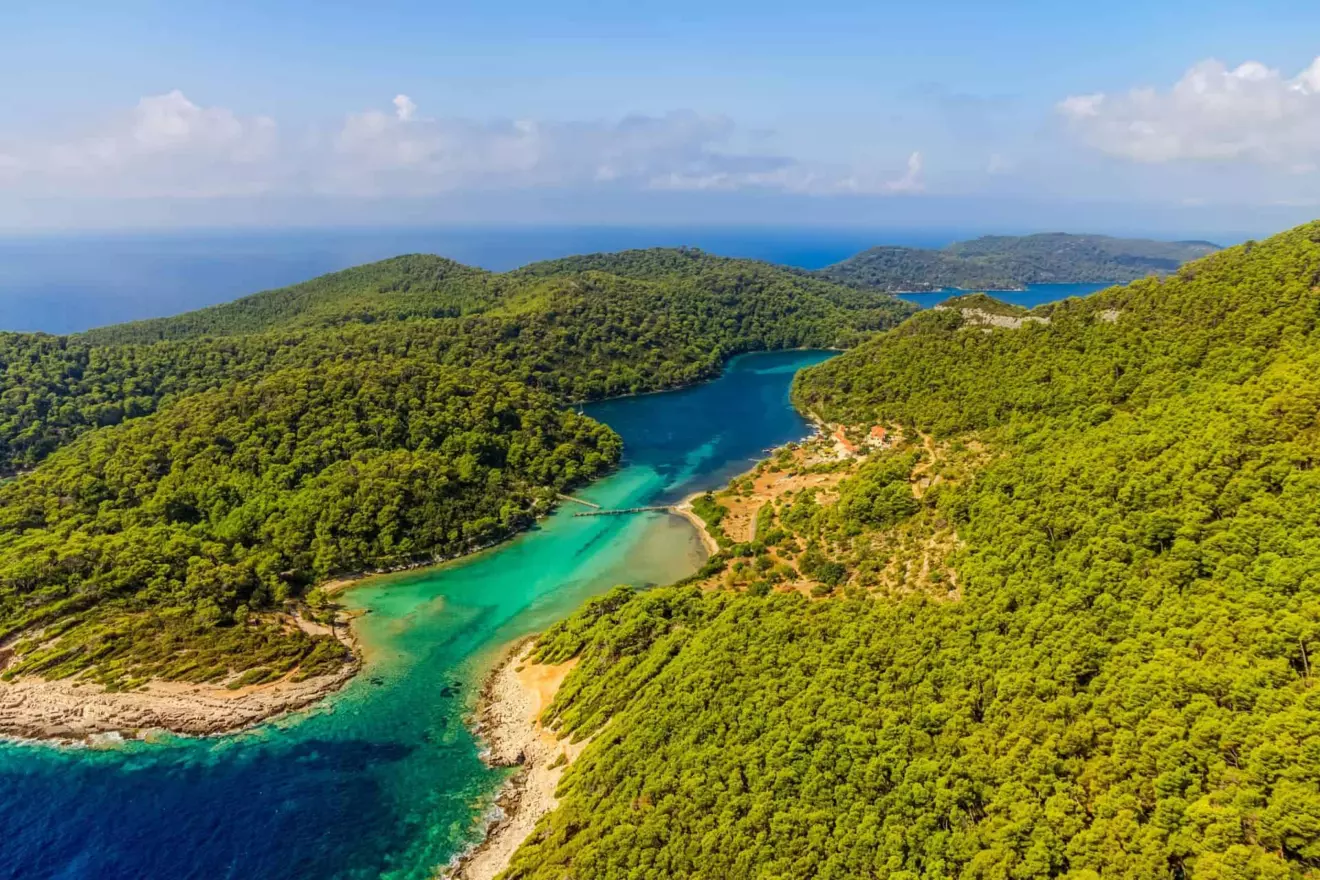 island hopping dalmatia, mljet, soline bay