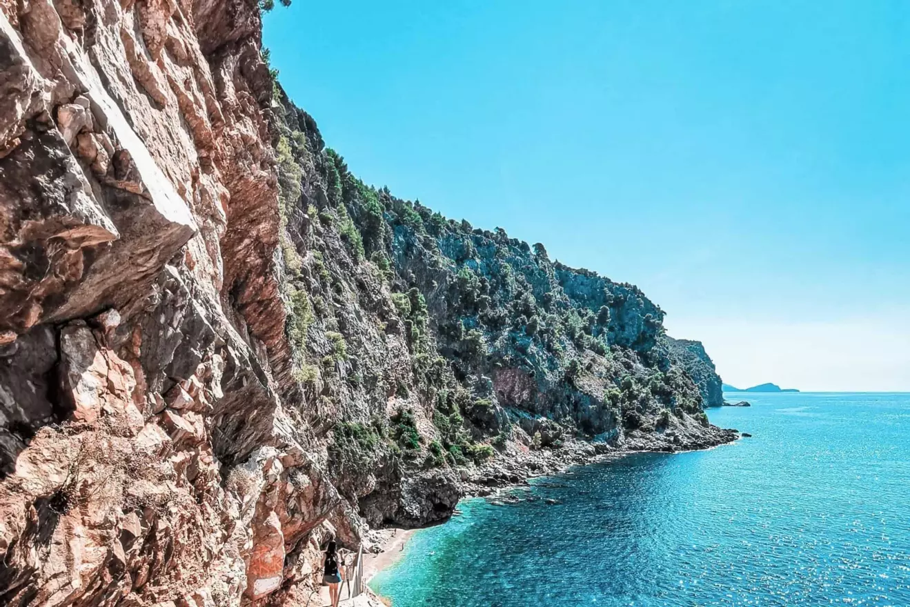 Stunning views of the Adriatic Sea from Pasjača Beach