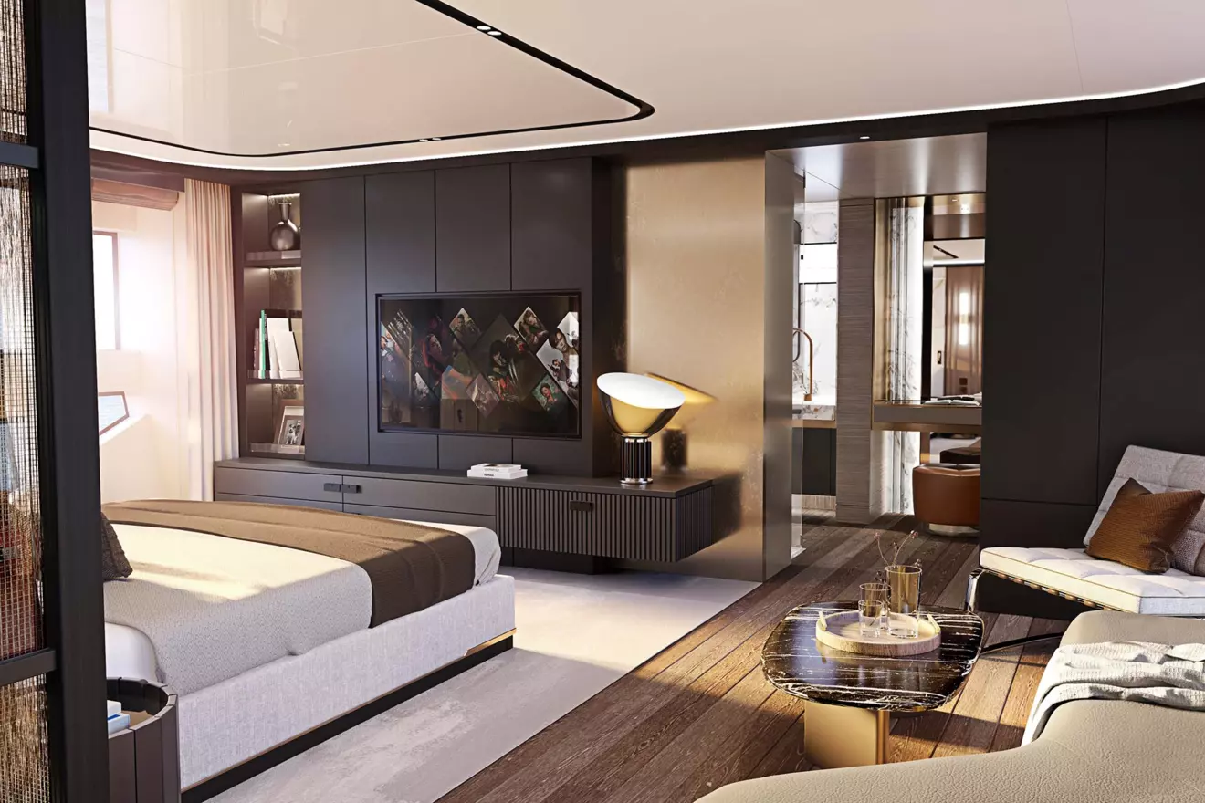 sunseeker 120 yacht master cabin