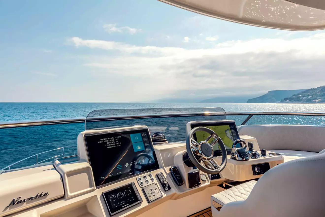 This is photo of a navigation system GPSMAP 1223 on Absolute Navetta
