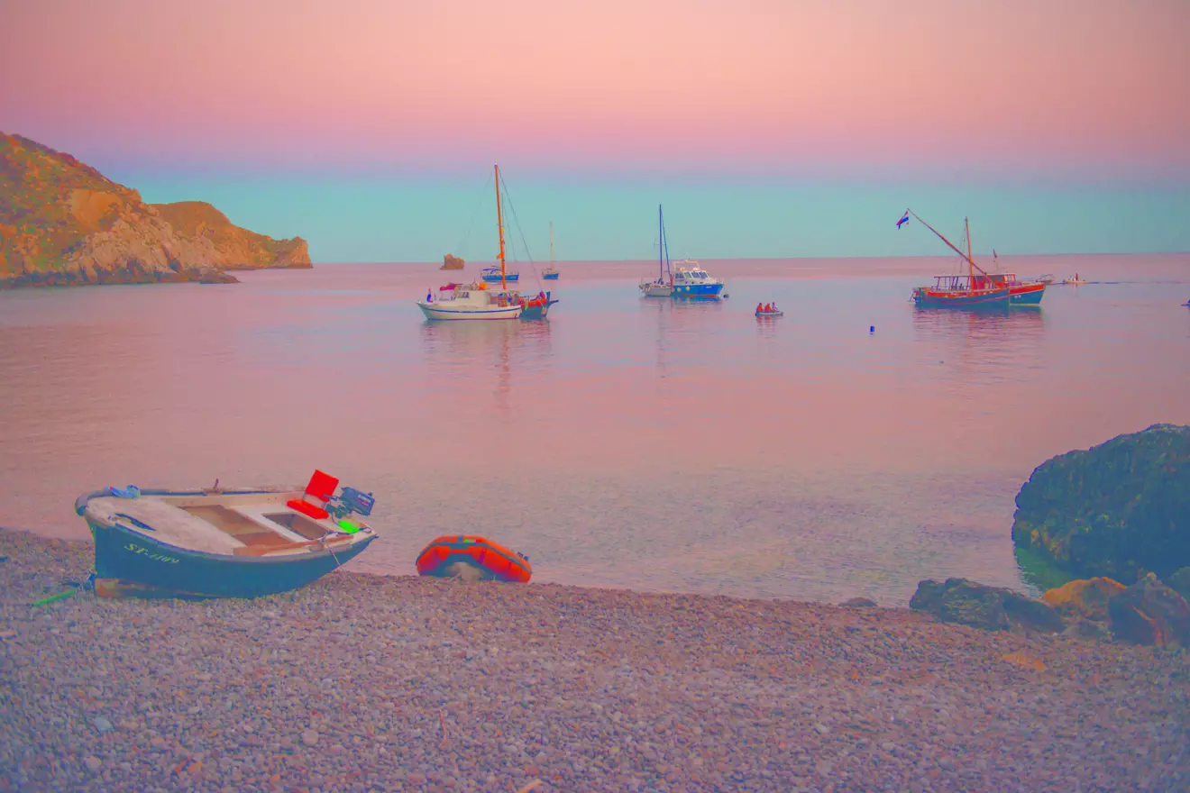 One of the most beautiful pebble beaches in the Adriatic is located on the southern side of Vela Palagruža island