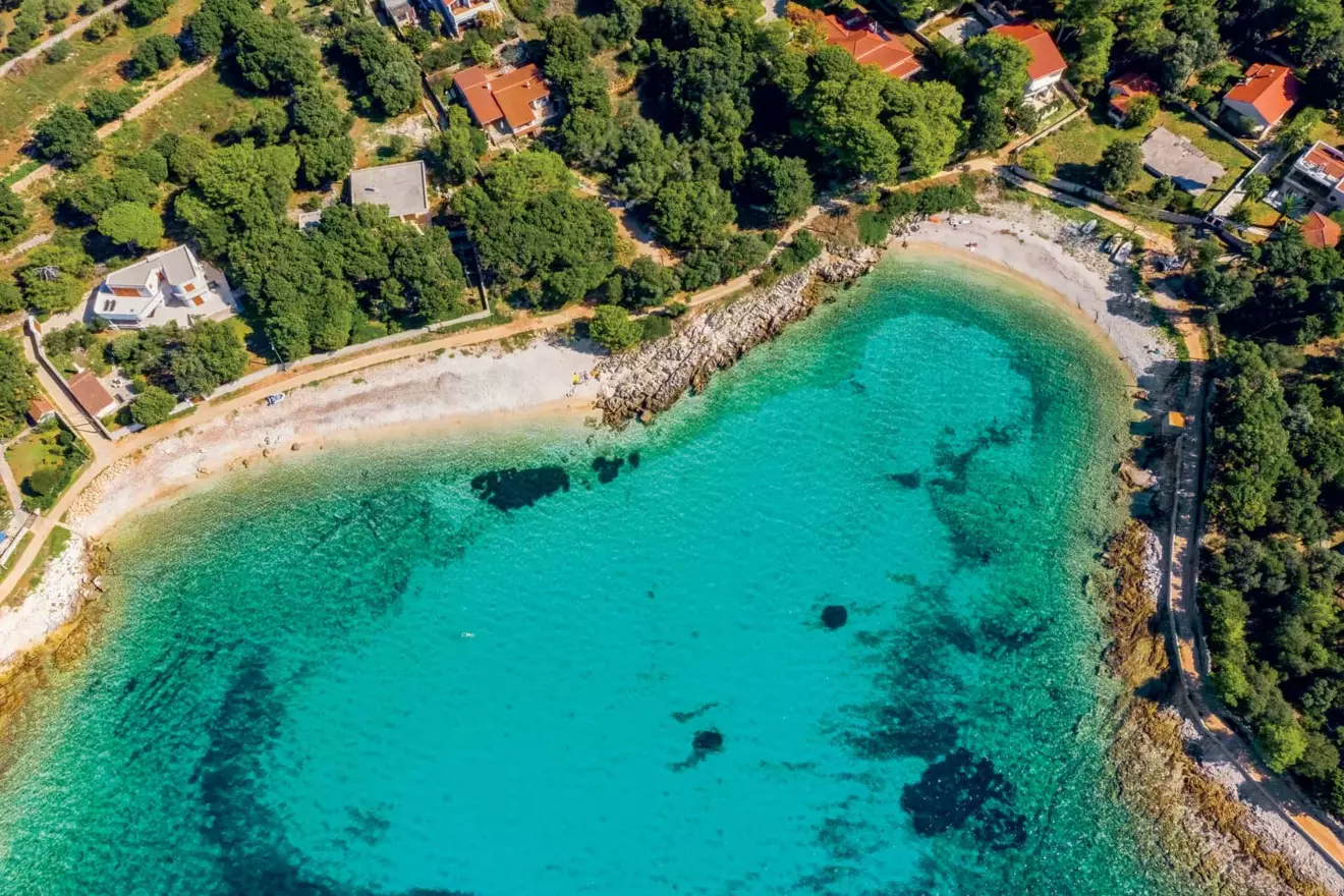 The bay of Počukmarak on the island of Silba
