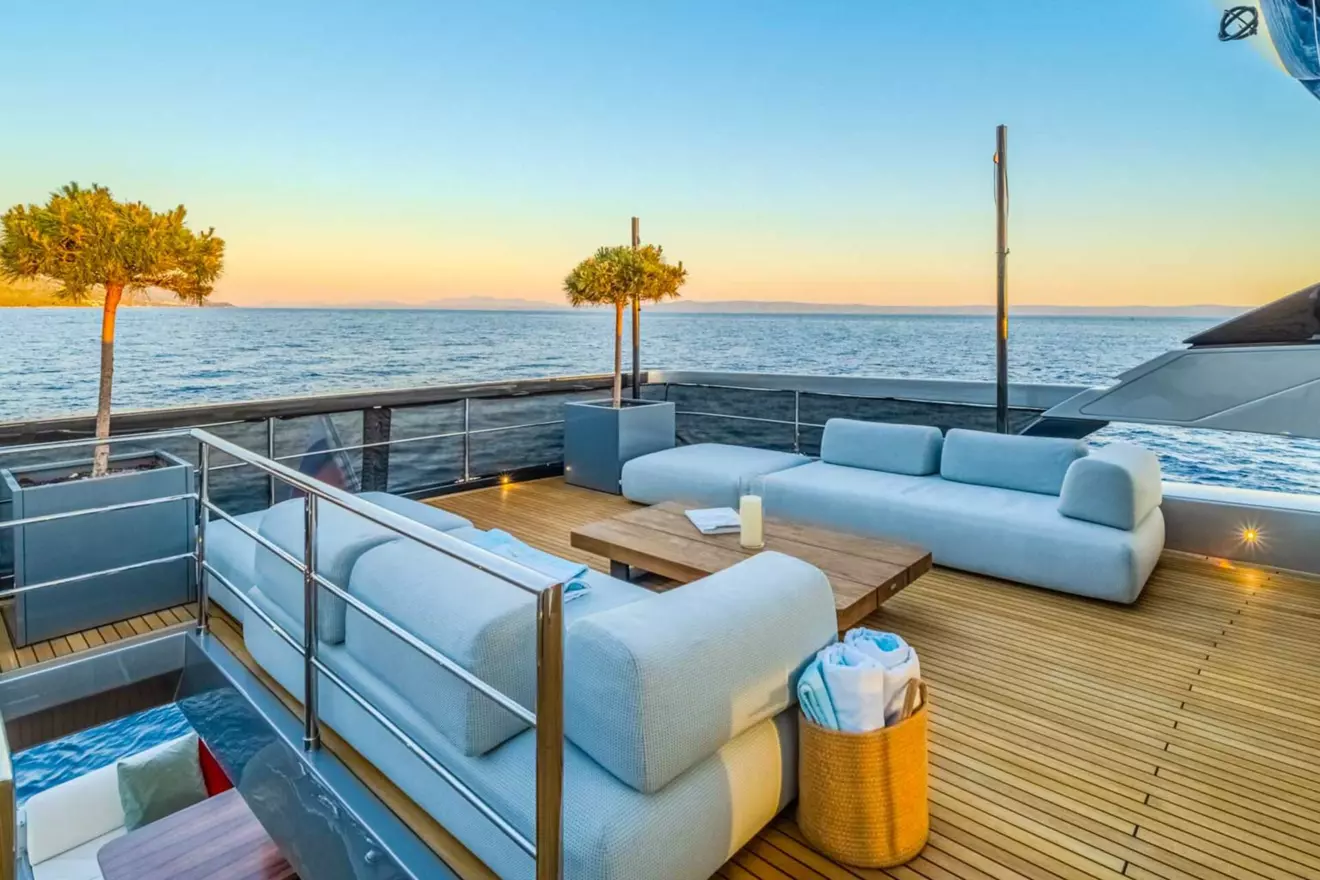 riva 100 corsaro luxury yacht charter