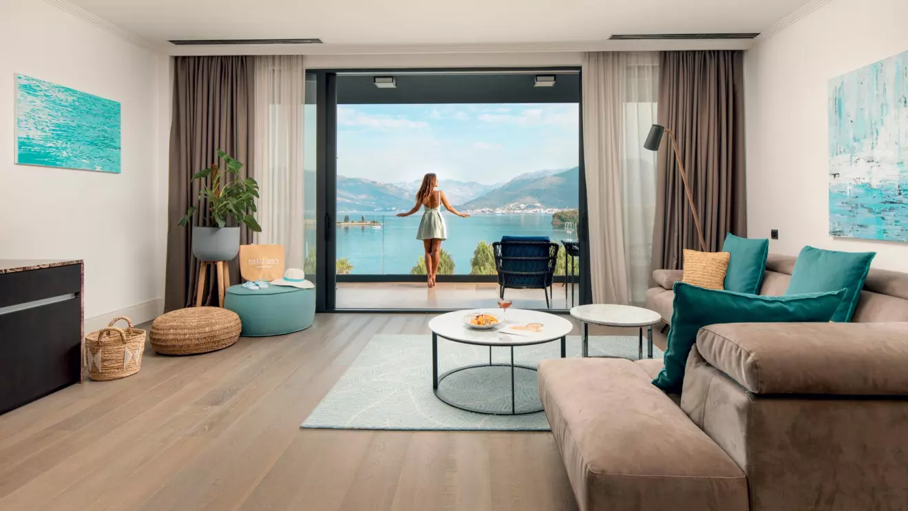 nikki beach montenegro suite balcony view