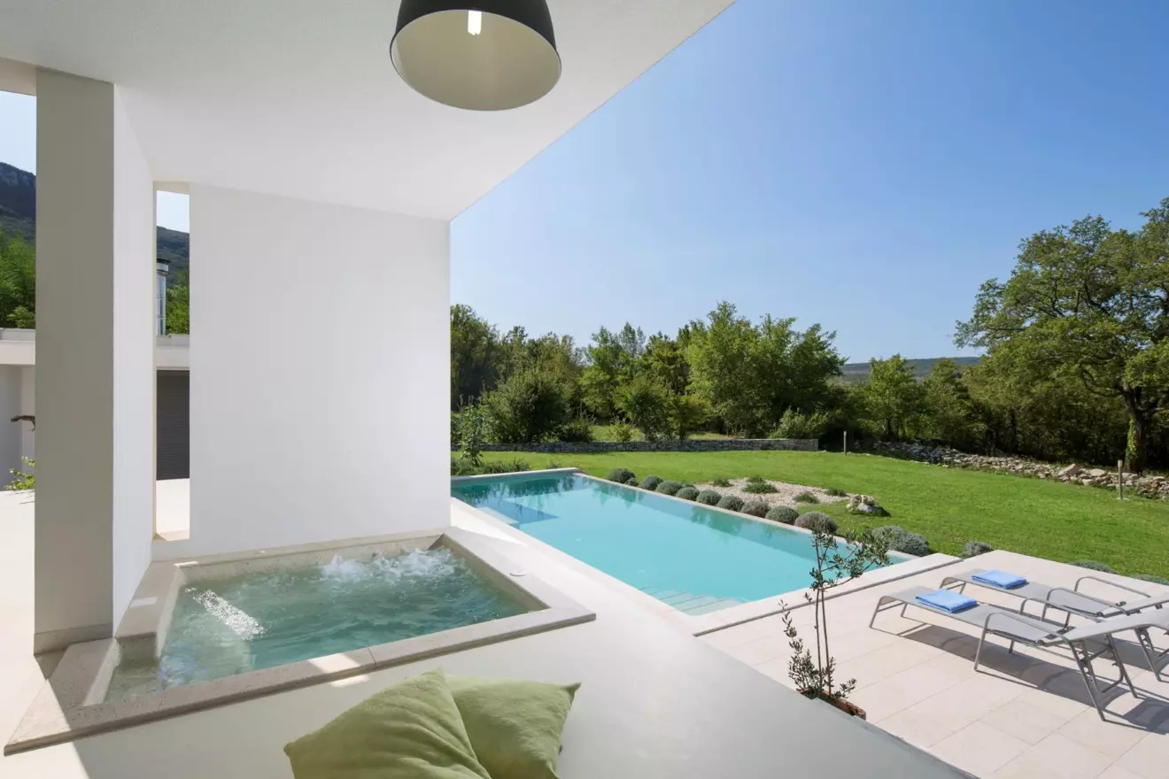 Istrian villa pool
