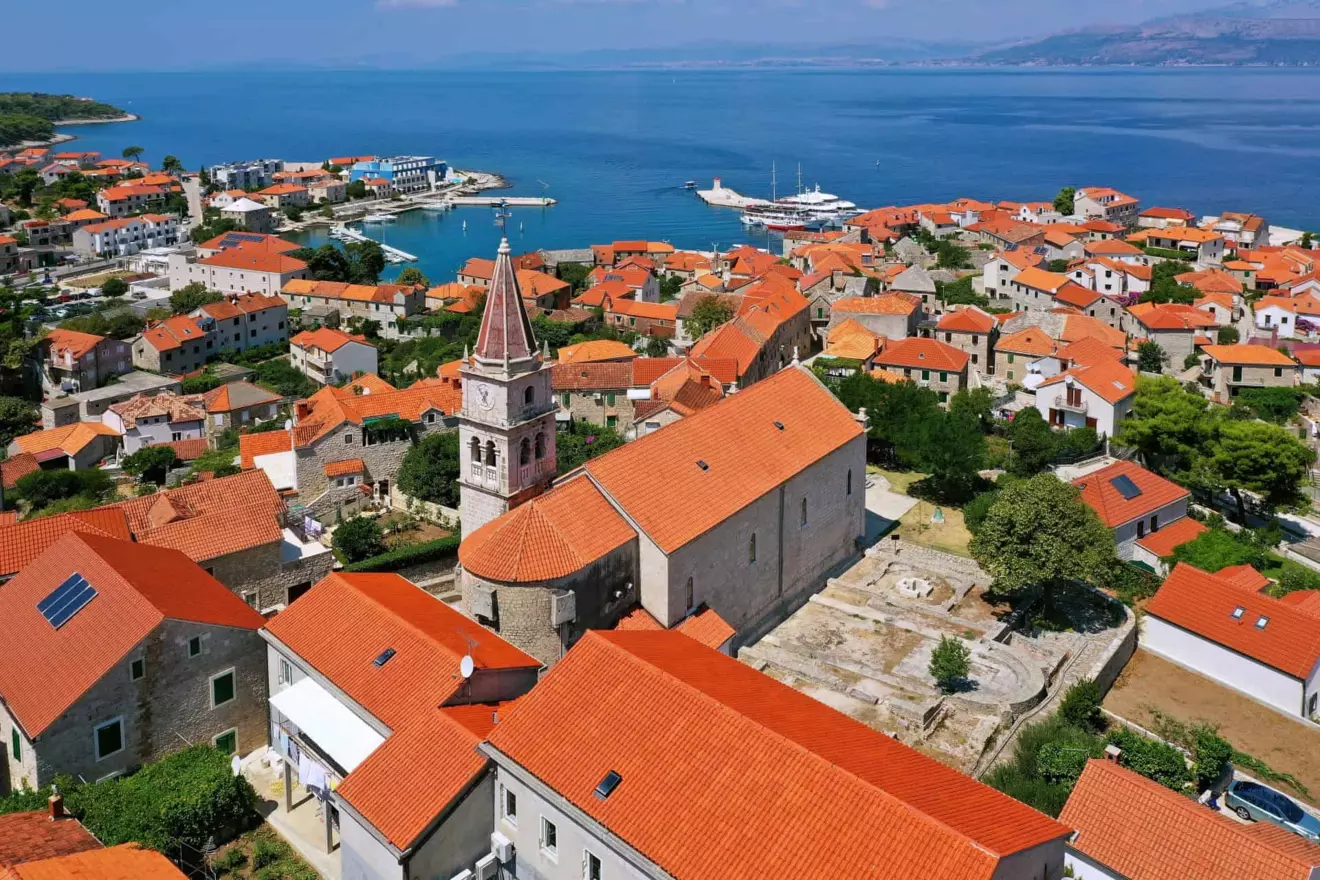 Postira village croatia brač