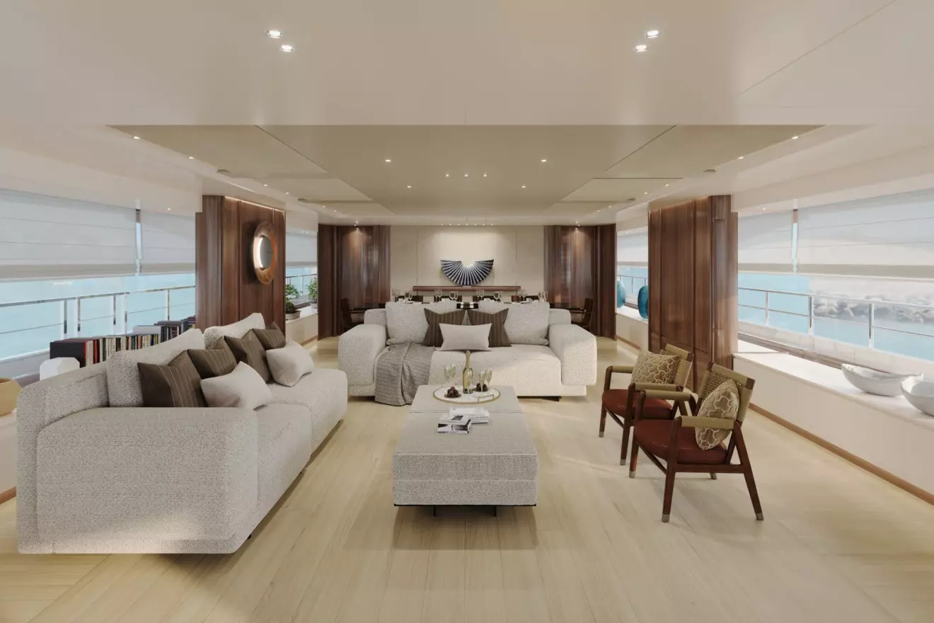 Benetti Class 44M salon
