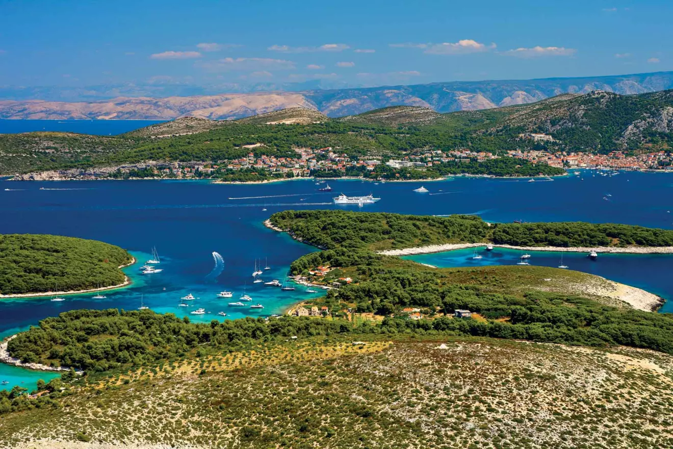 Cruising Pakleni Islands, Croatia