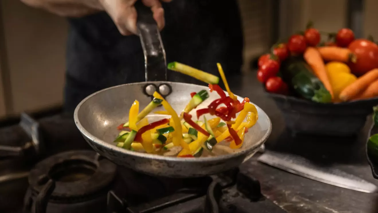 cooking on a luxury yacht