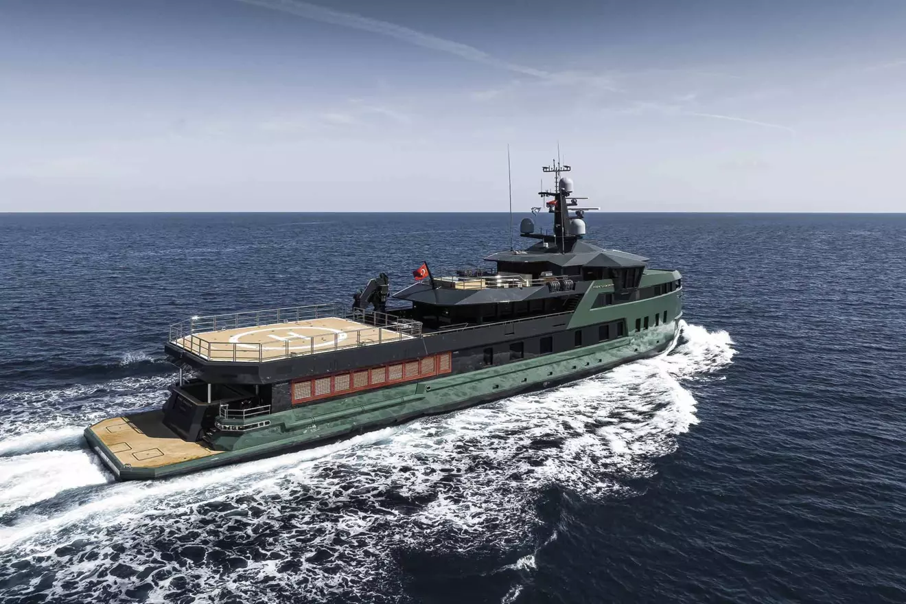 Damen SeaXplorer 58 side view crusing