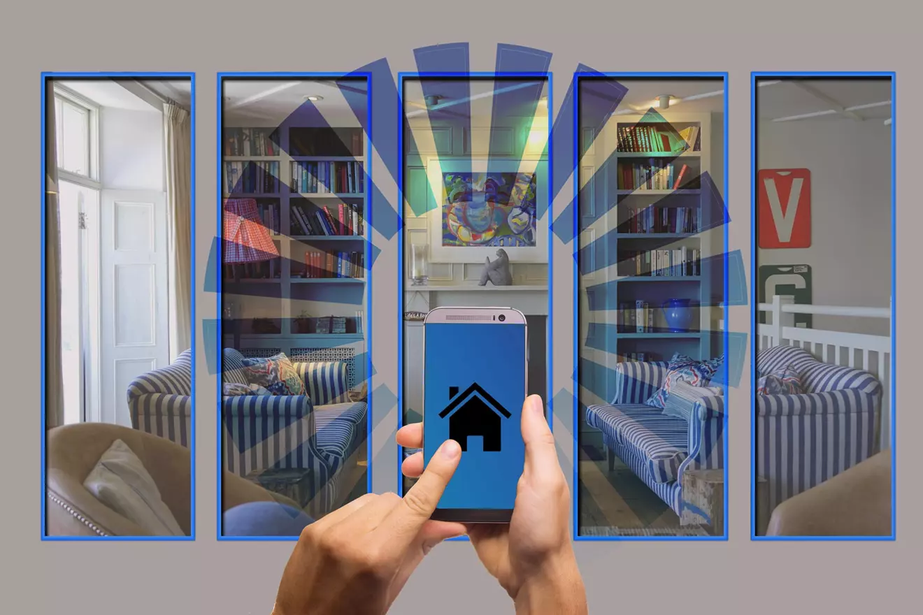 smart house system on mobile phone