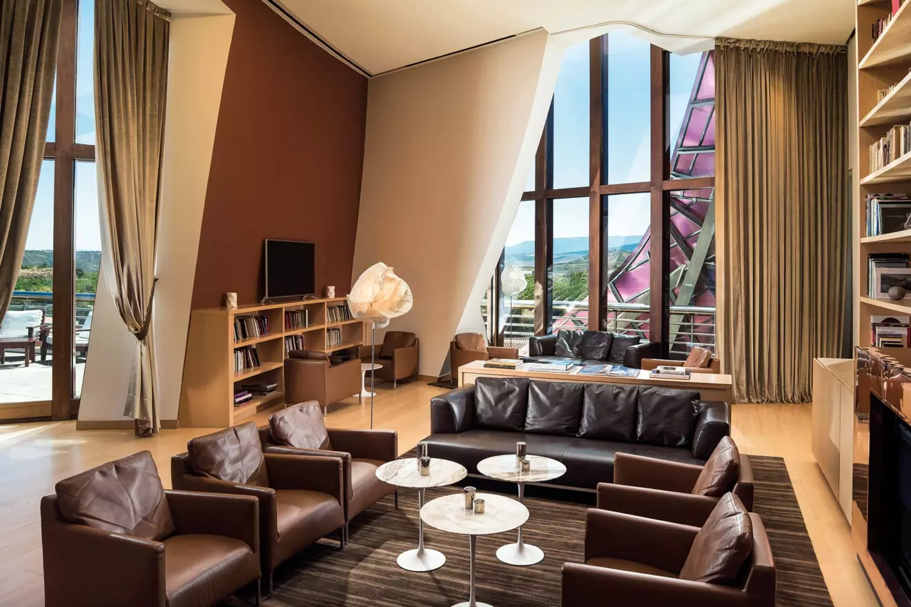 Wine Hotel Marqués de Riscal interior