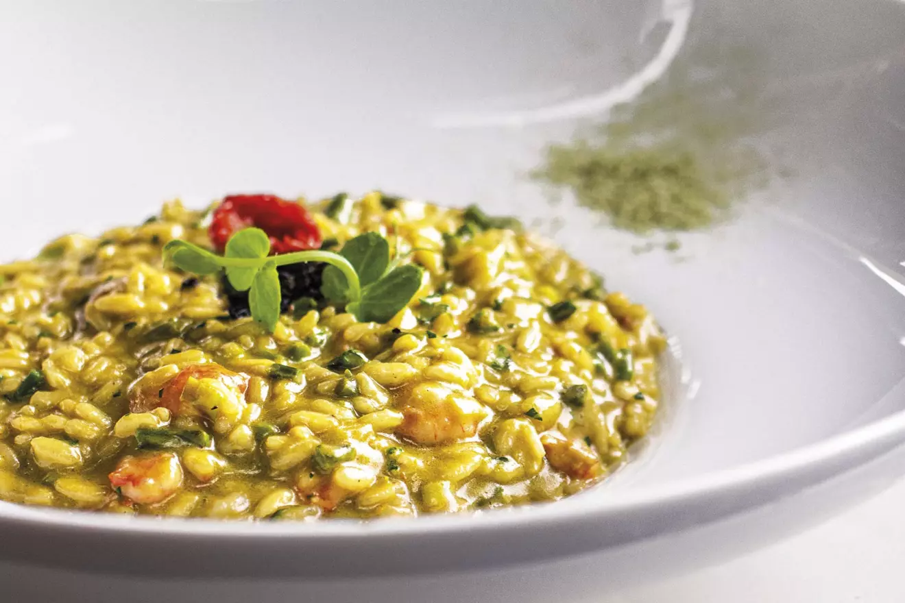 Restaurant Bevanda Kvarner risotto schrimp