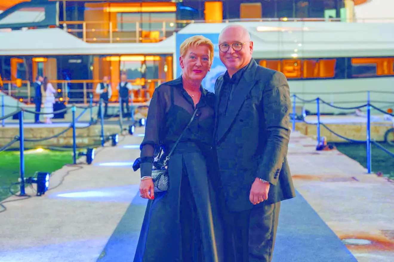 Matjaž Murko and his wife Daria